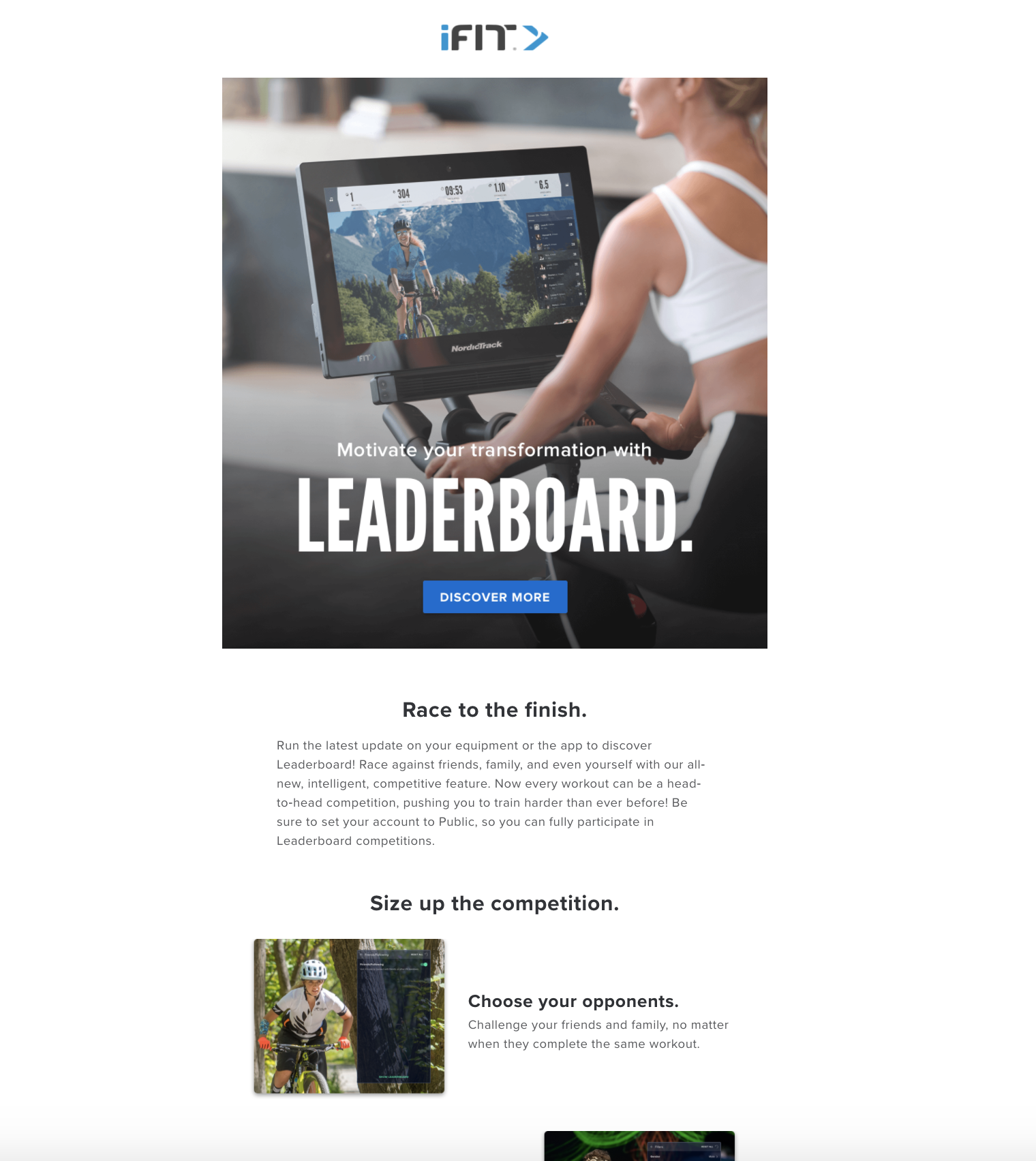 Leaderboard Feature Launch Email